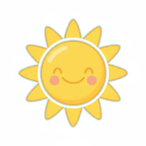 sunshine with yellow color 