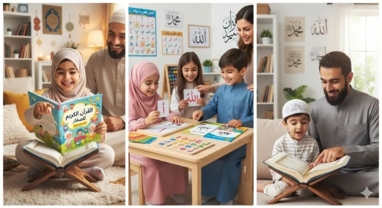 arabic teachers with young students teaching arabic