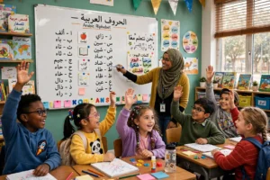 arabic classes for kids online vs in person